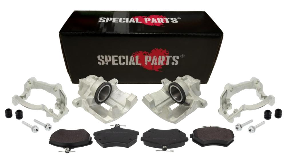 Brake caliper conversion kit, VA, VW Golf, Corrado, G60 brakes, including brake caliper bracket + brake pads