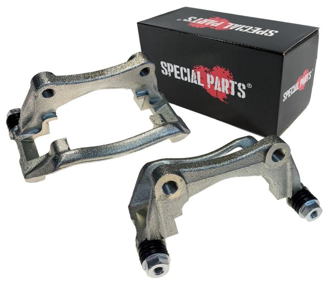 Brake caliper bracket set, ventilated, front axle, BMW E30, (Girling)