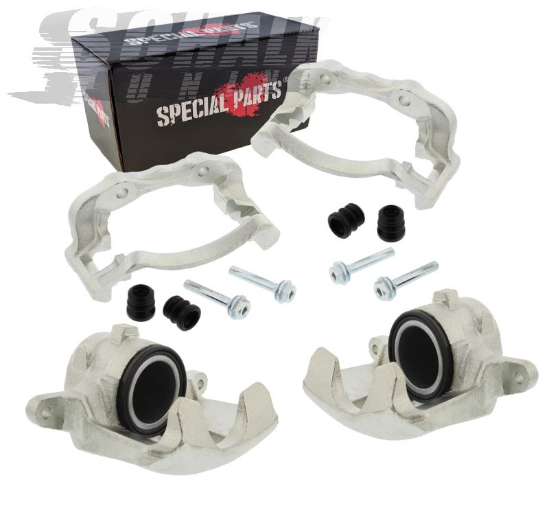 16V front axle conversion kit, 2 x brake calipers + caliper holder for VW Golf I and Scirocco