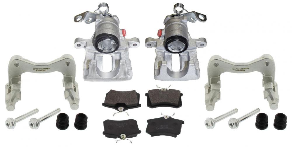 Brake caliper conversion kit, VA, VW Golf, Corrado, G60 brakes, including brake caliper bracket + brake pads