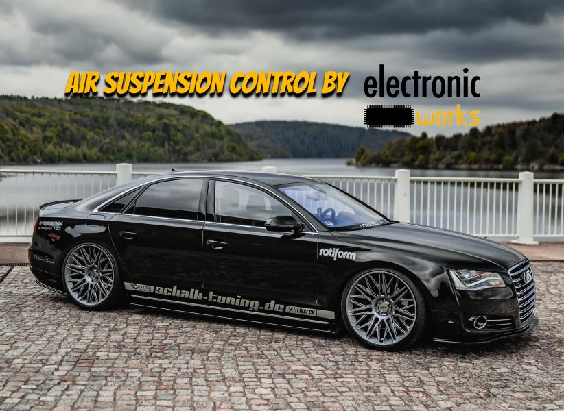 Air Suspension Control Audi A8 4H including app control